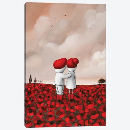 Poppies I Canvas Print #VTS11} by Victoria Tsekidou Art Print