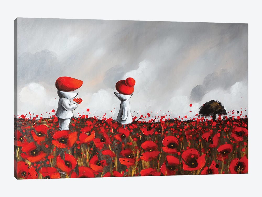 Poppies II by Victoria Tsekidou 1-piece Art Print
