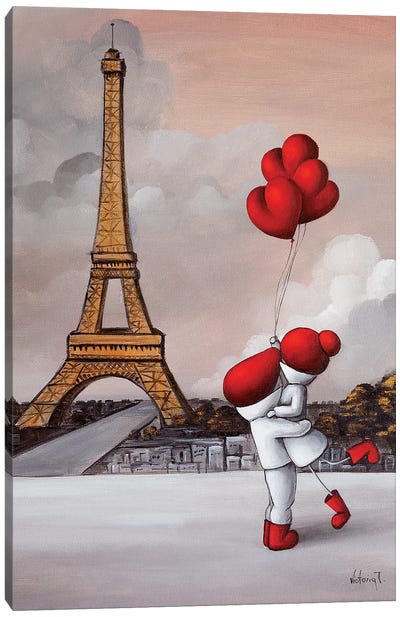 In Paris Canvas Art Print - Art that Moves You
