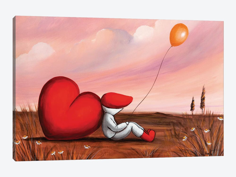 My Big Heart by Victoria Tsekidou 1-piece Canvas Art Print
