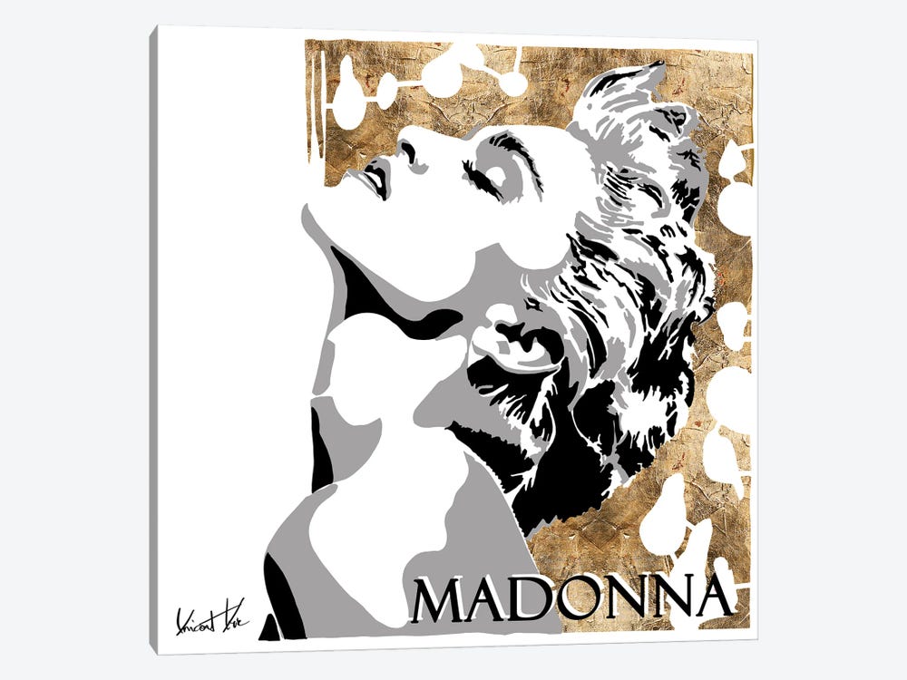 Madonna Gold Art by Vincent Vee 1-piece Canvas Art