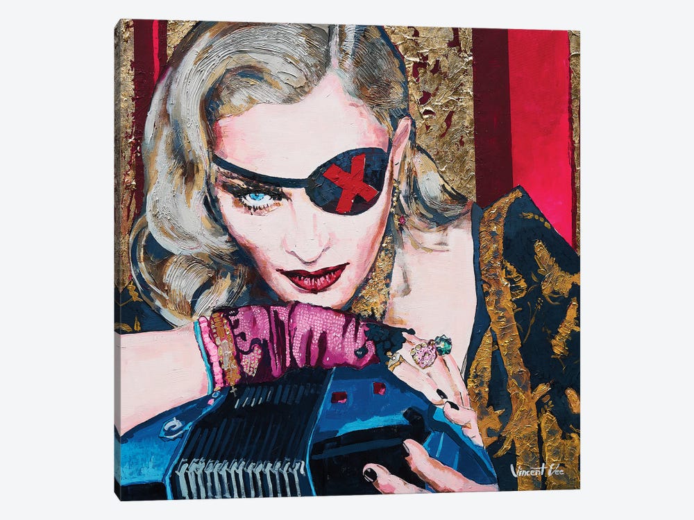 Madonna Madame X Pop Art by Vincent Vee 1-piece Art Print