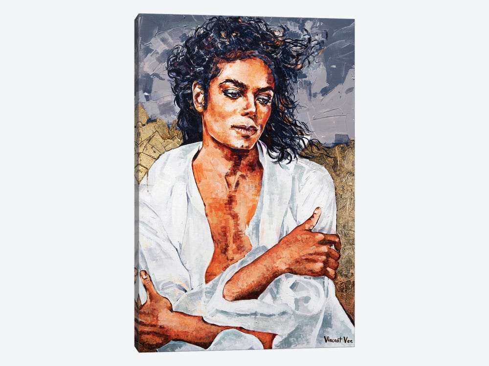 Michael Jackson Pop Art by Vincent Vee 1-piece Art Print