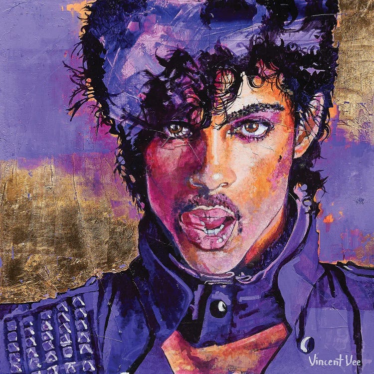 Prince Pop Art by Vincent Vee wall art