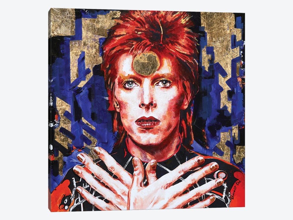 Ziggy Stardust Pop Art by Vincent Vee 1-piece Canvas Wall Art
