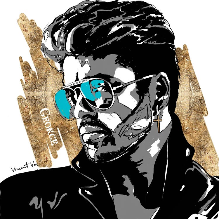 George Michael Gold Art