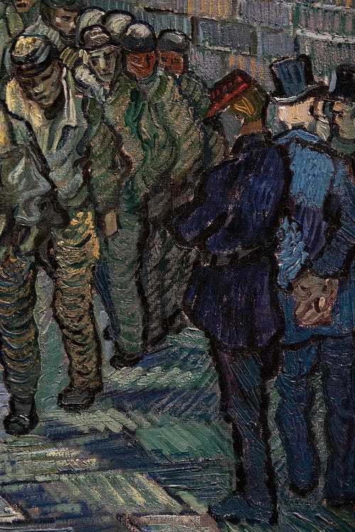 The Prison Courtyard , 1890 by Vincent van Gogh wall art