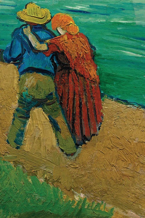 Two Lovers, 1888 by Vincent van Gogh wall art