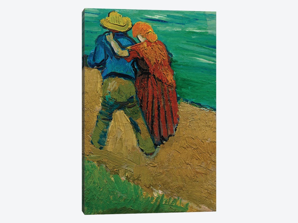 Two Lovers, 1888 by Vincent van Gogh 1-piece Canvas Wall Art