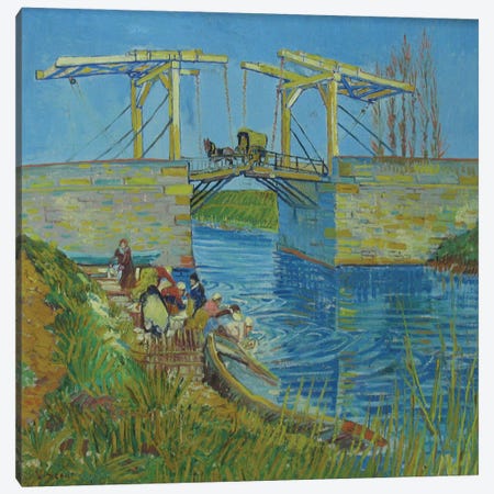 Langlois Bridge, 1888 Canvas Print #VVG15} by Vincent van Gogh Art Print