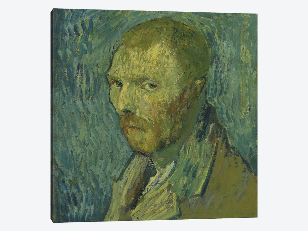 Self-Portrait, 1889 by Vincent van Gogh 1-piece Canvas Print