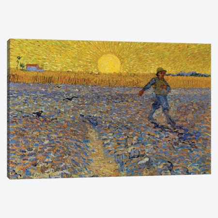 The Sower, C.1888 Canvas Print #VVG17} by Vincent van Gogh Art Print