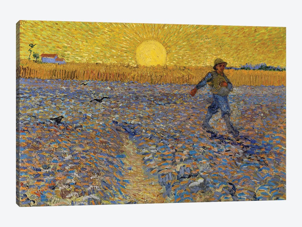The Sower, C.1888 by Vincent van Gogh 1-piece Canvas Artwork