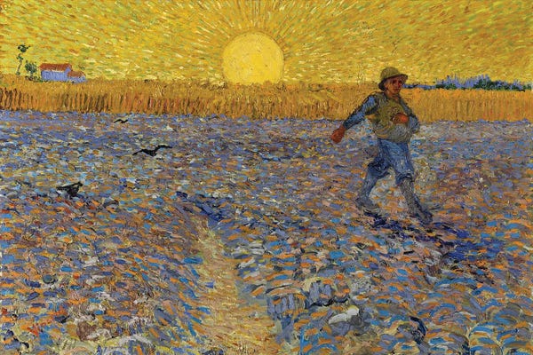 Vincent van Gogh: The Sower, C.1888 by Vincent van Gogh