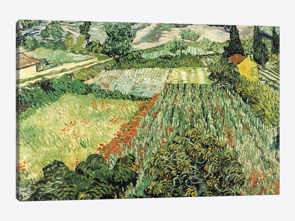 Feld Mit Mohnblumen by Vincent van Gogh 1-piece Canvas Artwork