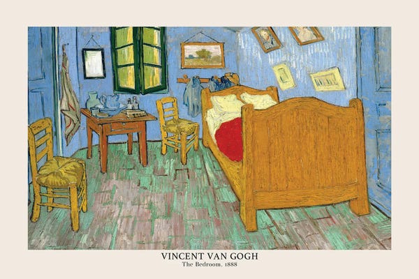 Vincent van Gogh: Vincent Van Gogh - The Bedroom, 1888 by Vincent van Gogh