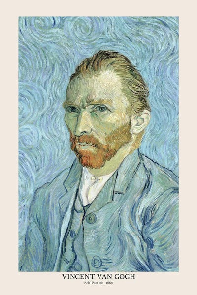 Vincent van Gogh: Vincent Van Gogh - Self Portrait, 1889 by Vincent van Gogh