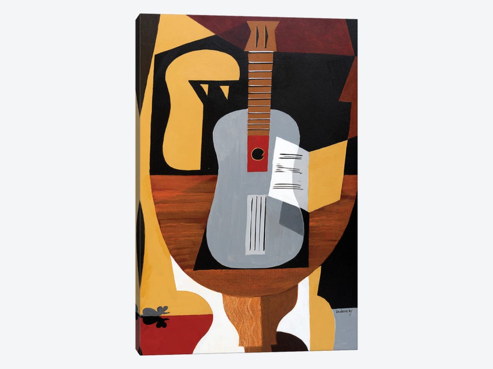 Guitar And Mouse by Vadim Vaskovsky 1-piece Canvas Wall Art