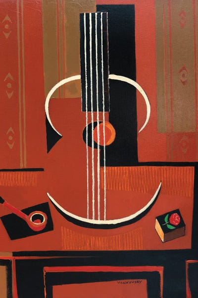 All Things Picasso: Guitar, Pipe, And Match Box by Vadim Vaskovsky