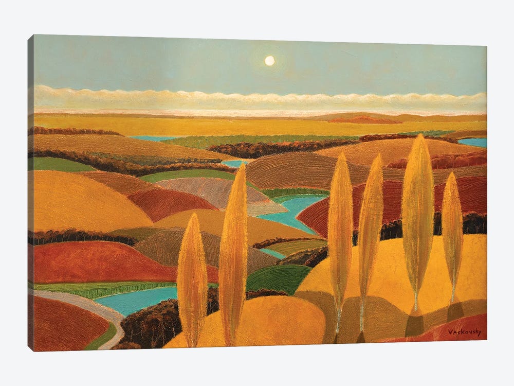 Poplar Hill In Dunes by Vadim Vaskovsky 1-piece Canvas Art Print