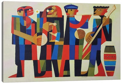 Four Musicians Canvas Art Print - Vadim Vaskovsky