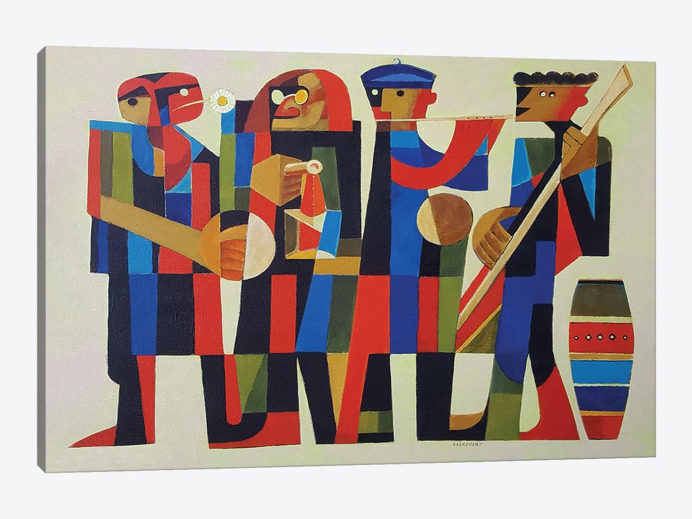 Four Musicians by Vadim Vaskovsky 1-piece Canvas Wall Art