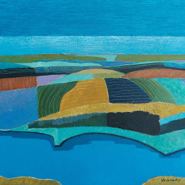 Blue Night by Vadim Vaskovsky wall art