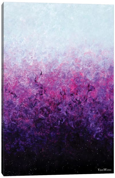 Athanasia Canvas Art Print - Purple Abstract Art