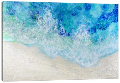 Celestial Tides Canvas Art Print - Coastal & Ocean Abstract Art
