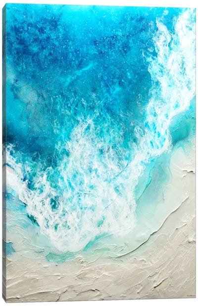 Storms Rest Canvas Art Print - Coastal & Ocean Abstract Art