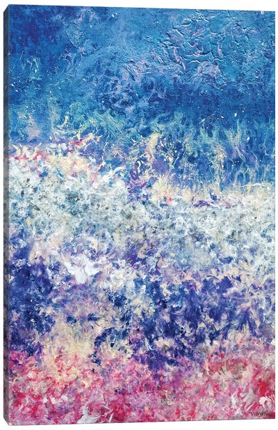 Twilight Tides Canvas Art Print - Abstract Expressionism Art