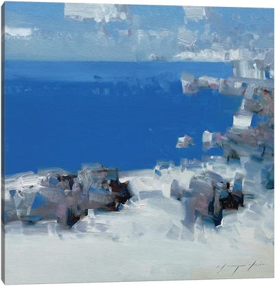 Bay Cliffs Canvas Art Print