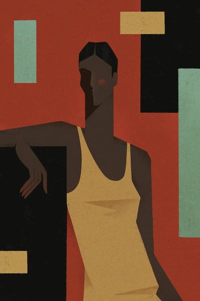 Portrait IV by Valeriya Simantovskaya canvas print