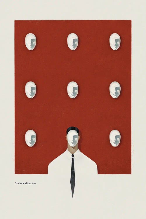 Social Validation Light I by Valeriya Simantovskaya wall art