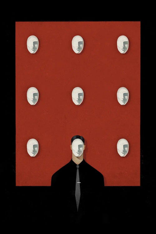 Social Validation Dark by Valeriya Simantovskaya wall art