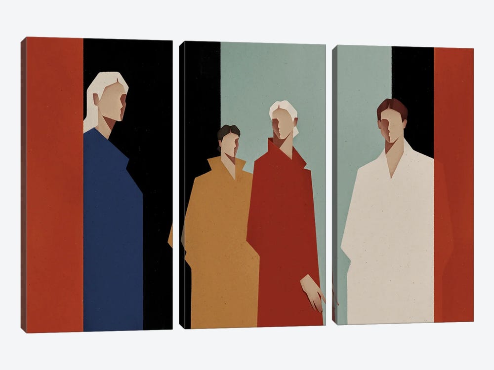 Women I by Valeriya Simantovskaya 3-piece Art Print