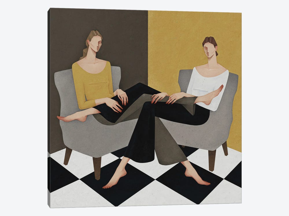 Dissociation by Valeriya Simantovskaya 1-piece Canvas Art
