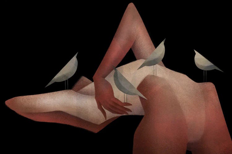 Human Forms by Valeriya Simantovskaya wall art