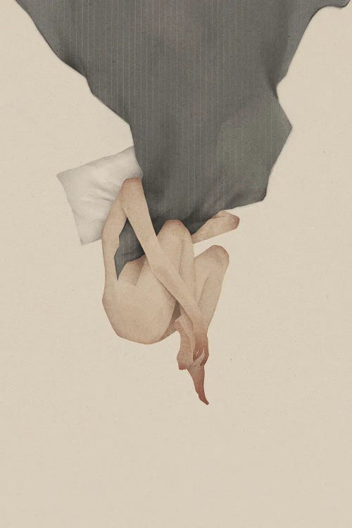 Insomnia Vertical by Valeriya Simantovskaya wall art