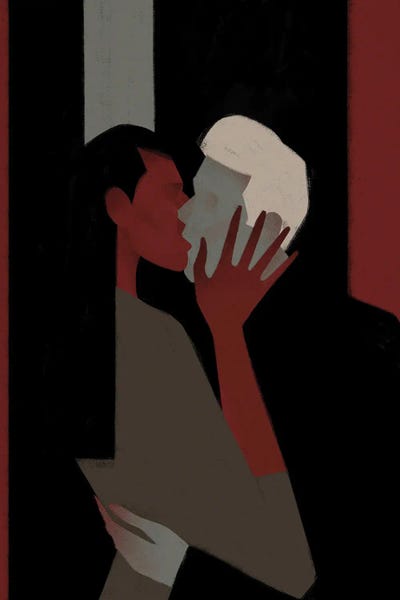 Lovers by Valeriya Simantovskaya canvas print