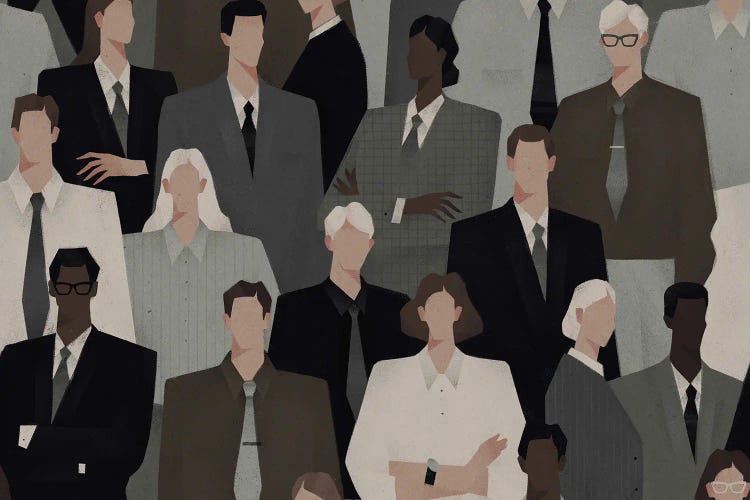 Business Team II by Valeriya Simantovskaya wall art
