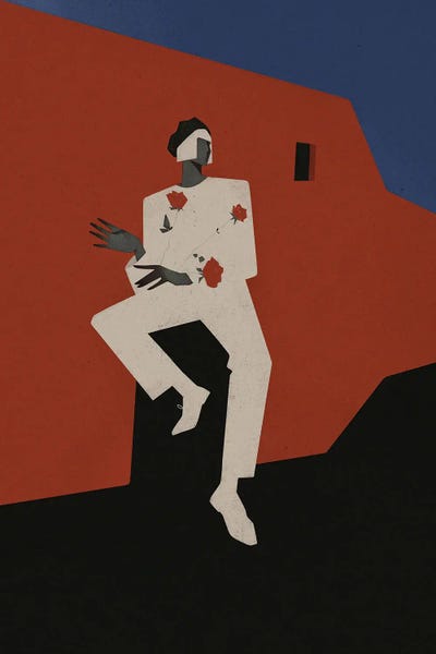 Graphic Fashion: Flower Girl Dark by Valeriya Simantovskaya