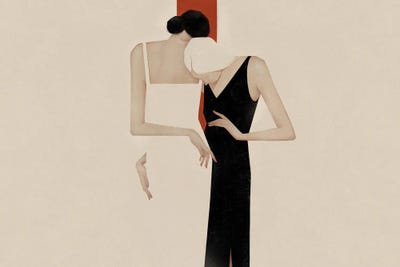 Affection II by Valeriya Simantovskaya canvas print