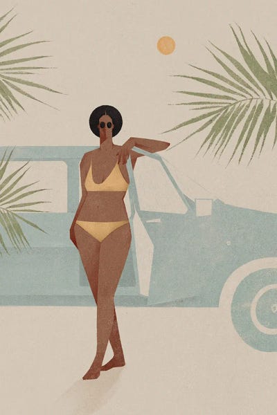 Women's Fashion: Tropical Beach II by Valeriya Simantovskaya