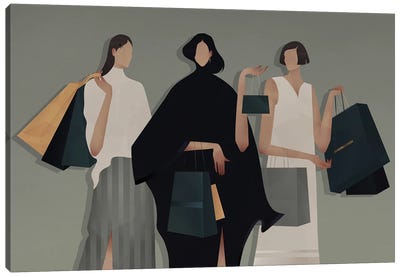 Shopping Time III Canvas Art Print - Valeriya Simantovskaya