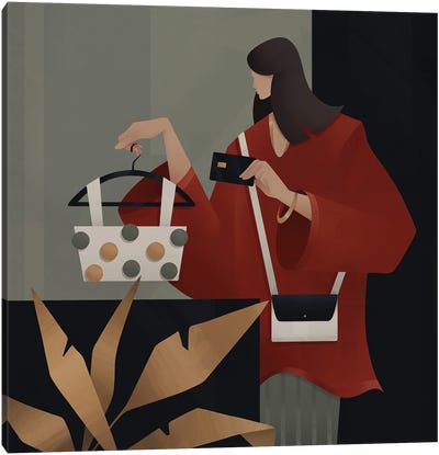 Shopping Time I Canvas Art Print - Valeriya Simantovskaya