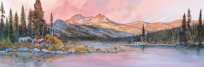 Panoramic Horizontal - Canvas Prints: A Time To Remember by Valeria Yost