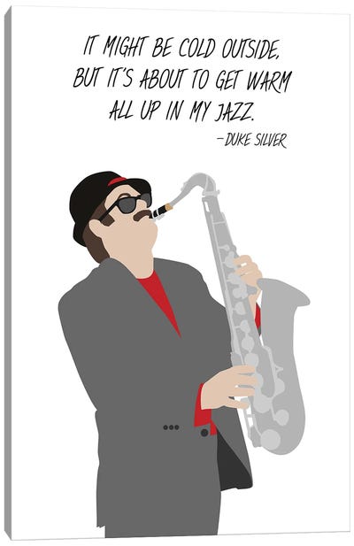 All Up In My Jazz - Parks And Rec Canvas Art Print - Parks And Recreation