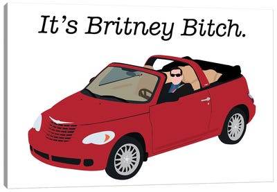 It's Britney Bitch - The Office Canvas Art Print - Sitcoms & Comedy TV Show Art