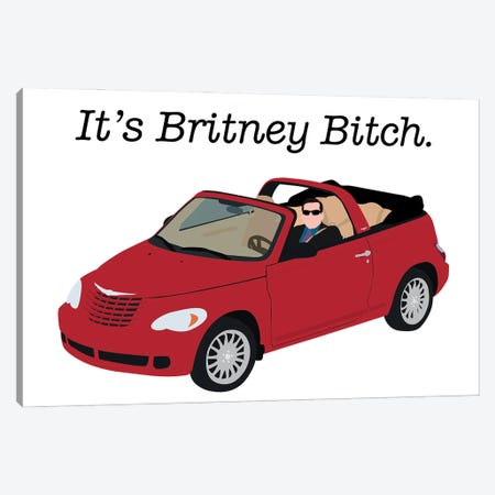 It's Britney Bitch - The Office Canvas Print #VYW15} by Very Nice Words Art Print